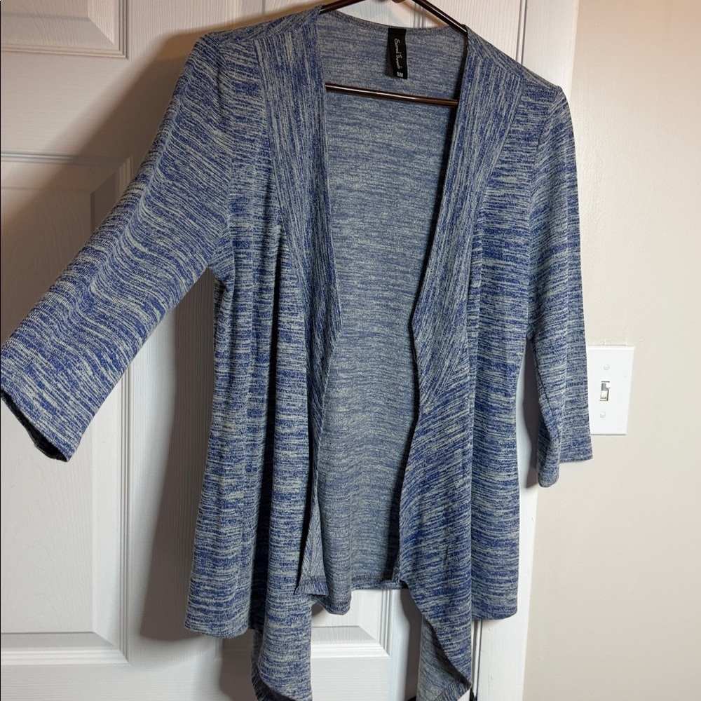 Sacred Threads Blue Boho Cardigan - Picture 2 of 3